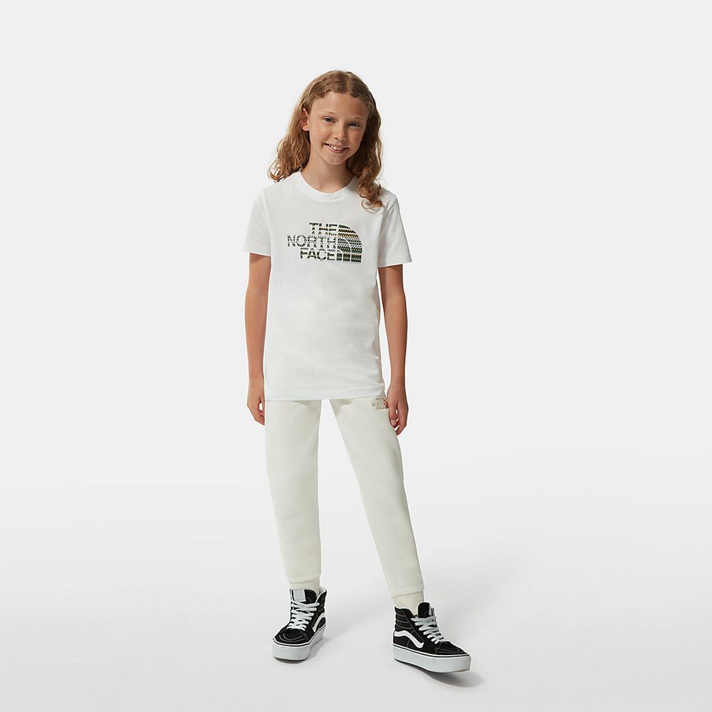 The North Face Pants Youth Australia - The North Face Fleece White (PDB-870496)